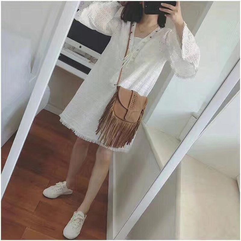 Dakota Tassel Boho Shoulder Bag