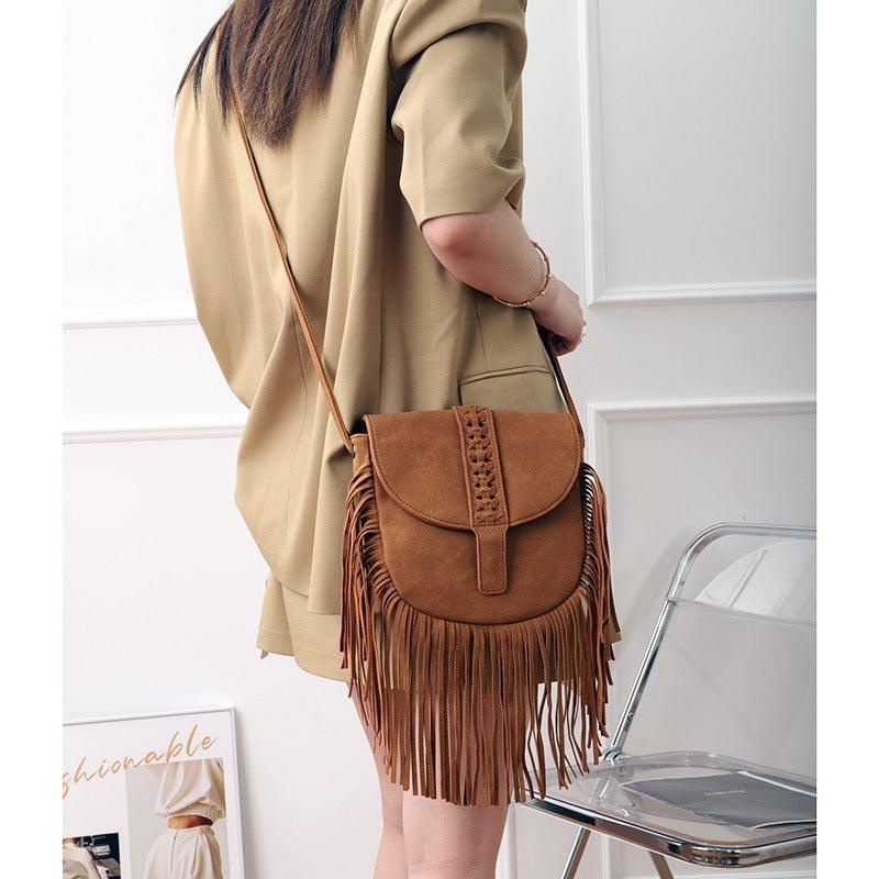 Dakota Tassel Boho Shoulder Bag