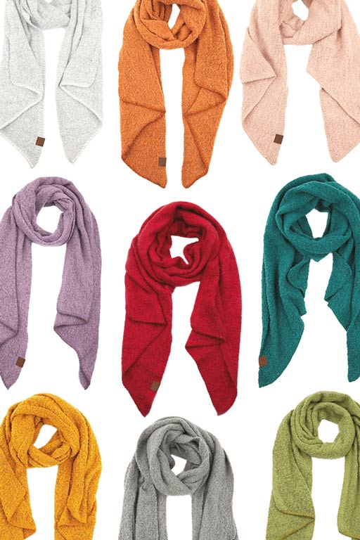C.C Bias Cut Whipstitch Scarf
