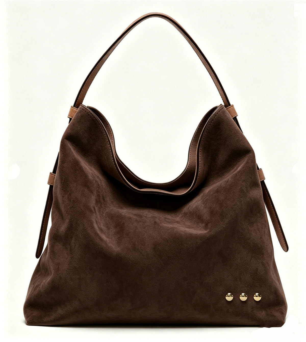 Evie Suede Hobo Shoulder Bag