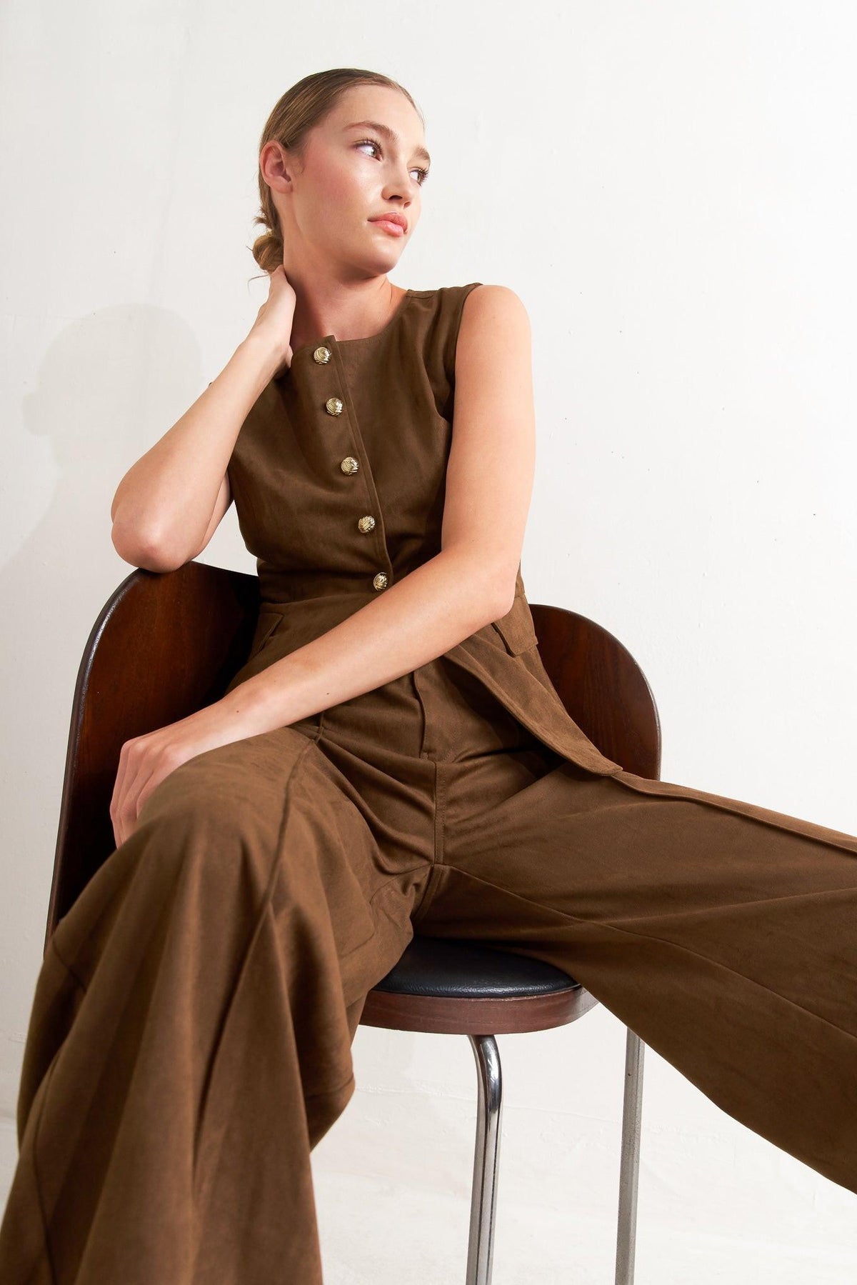 Midnight Mesa Faux Suede Pants