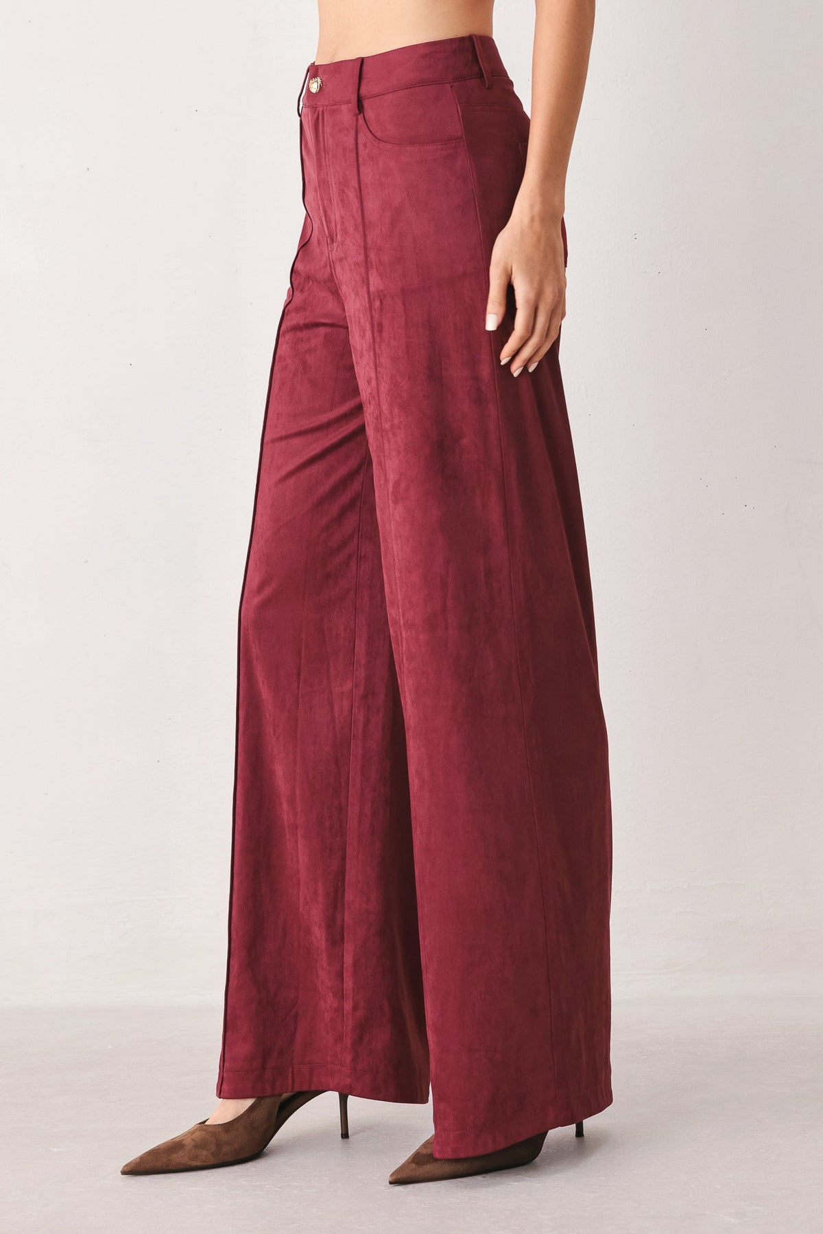 Midnight Mesa Faux Suede Pants