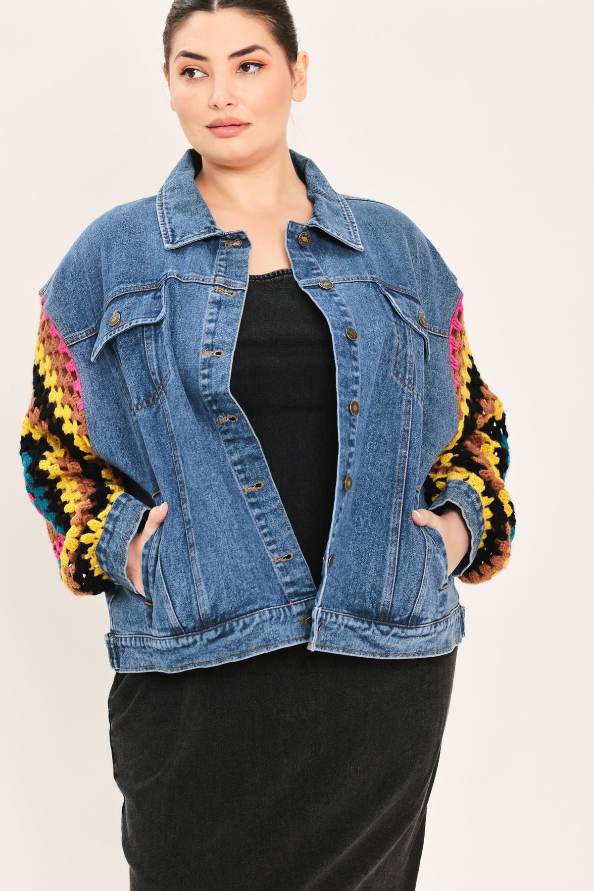 Festival Weave Denim Jacket