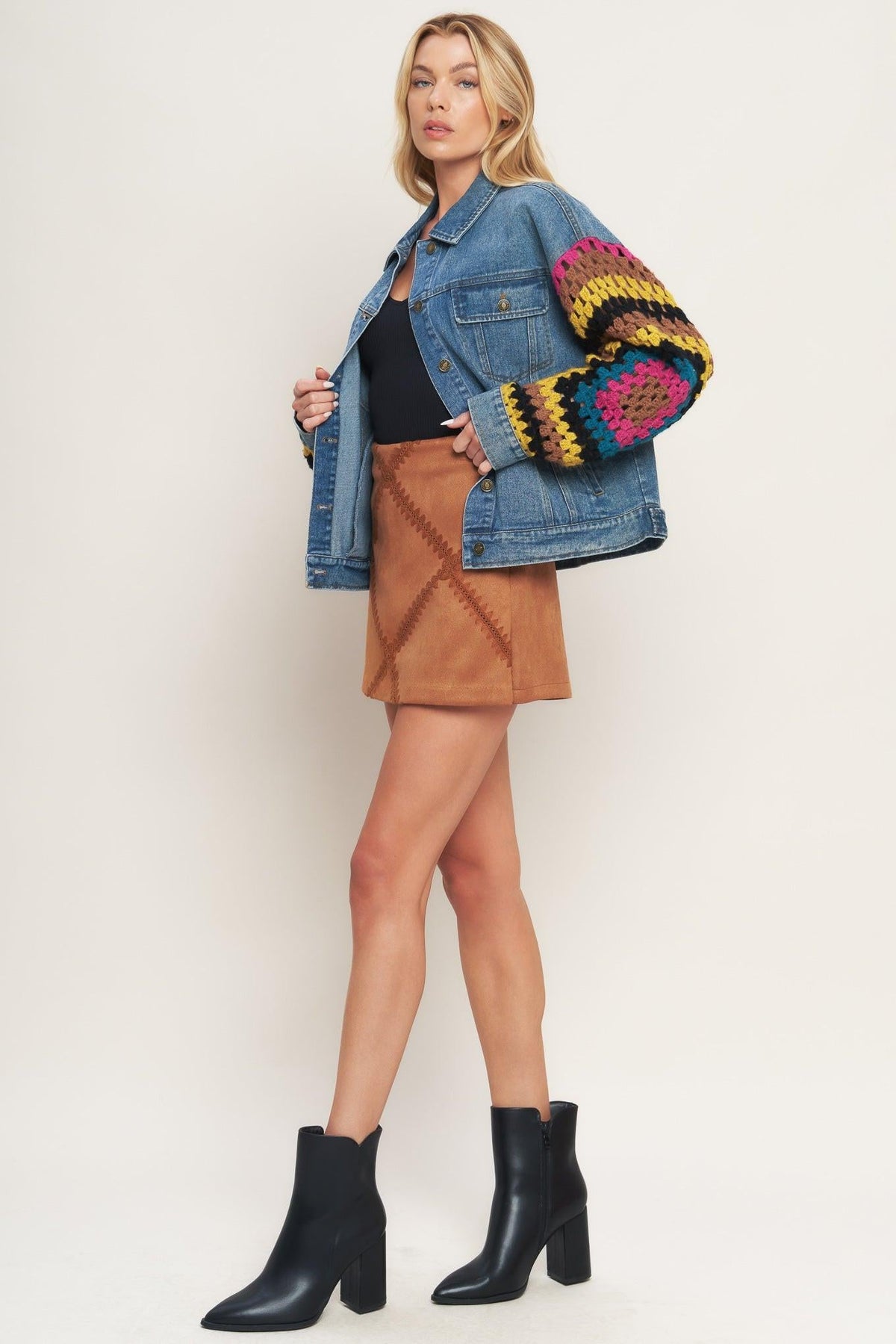 Festival Weave Denim Jacket