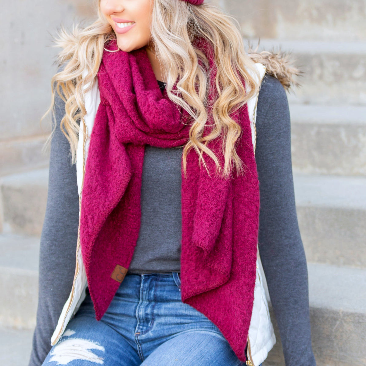 C.C Draped Scarf