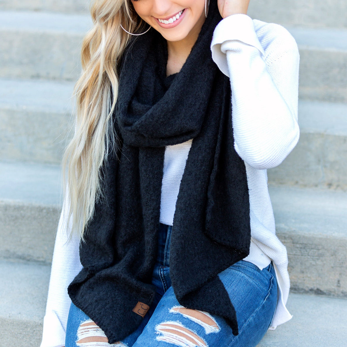 C.C Draped Scarf