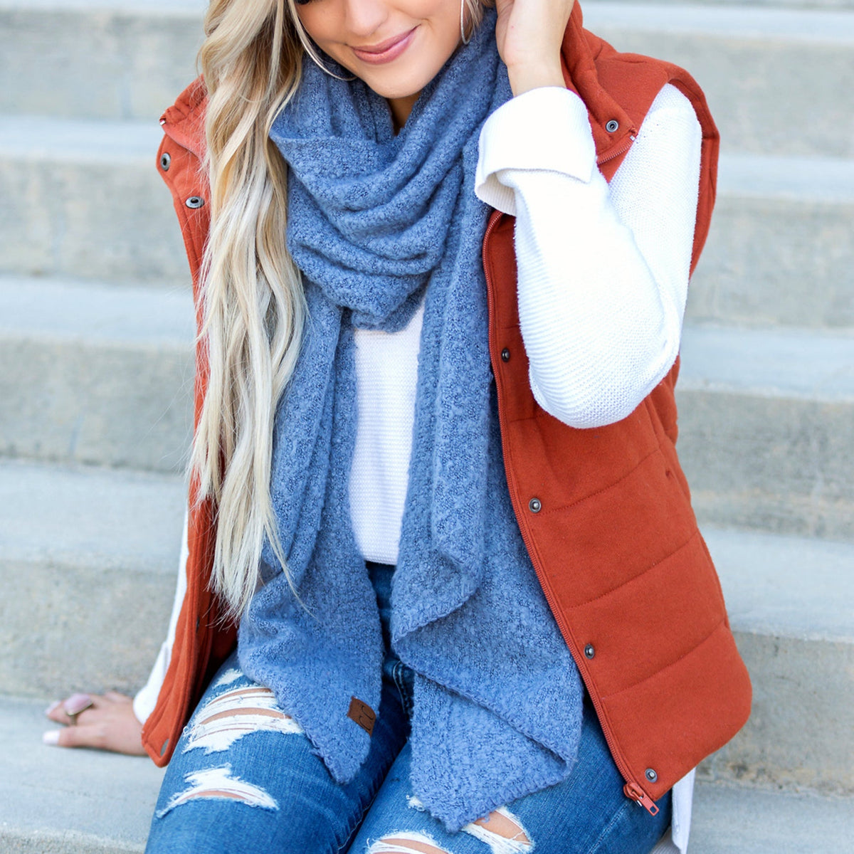 C.C Draped Scarf