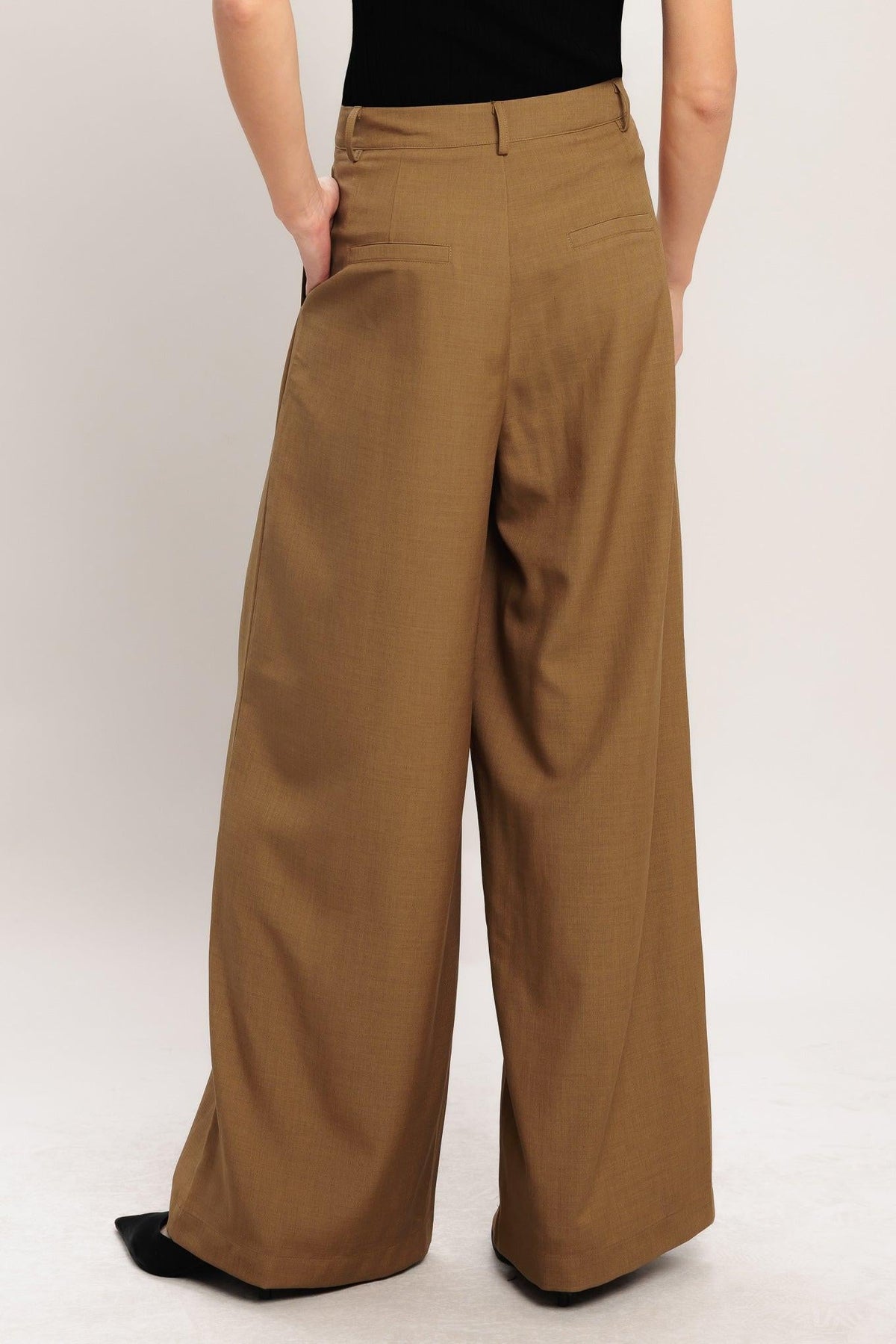 Umber Flow Wide-Leg Pants