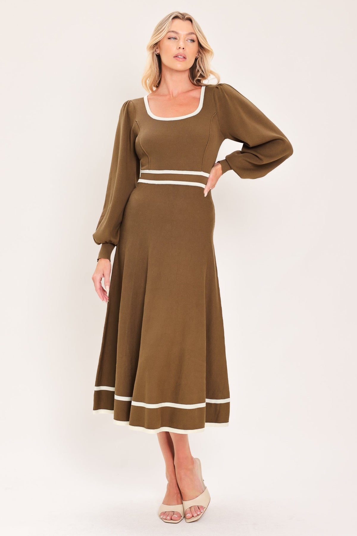 Cedar Line Sweater Midi Dress