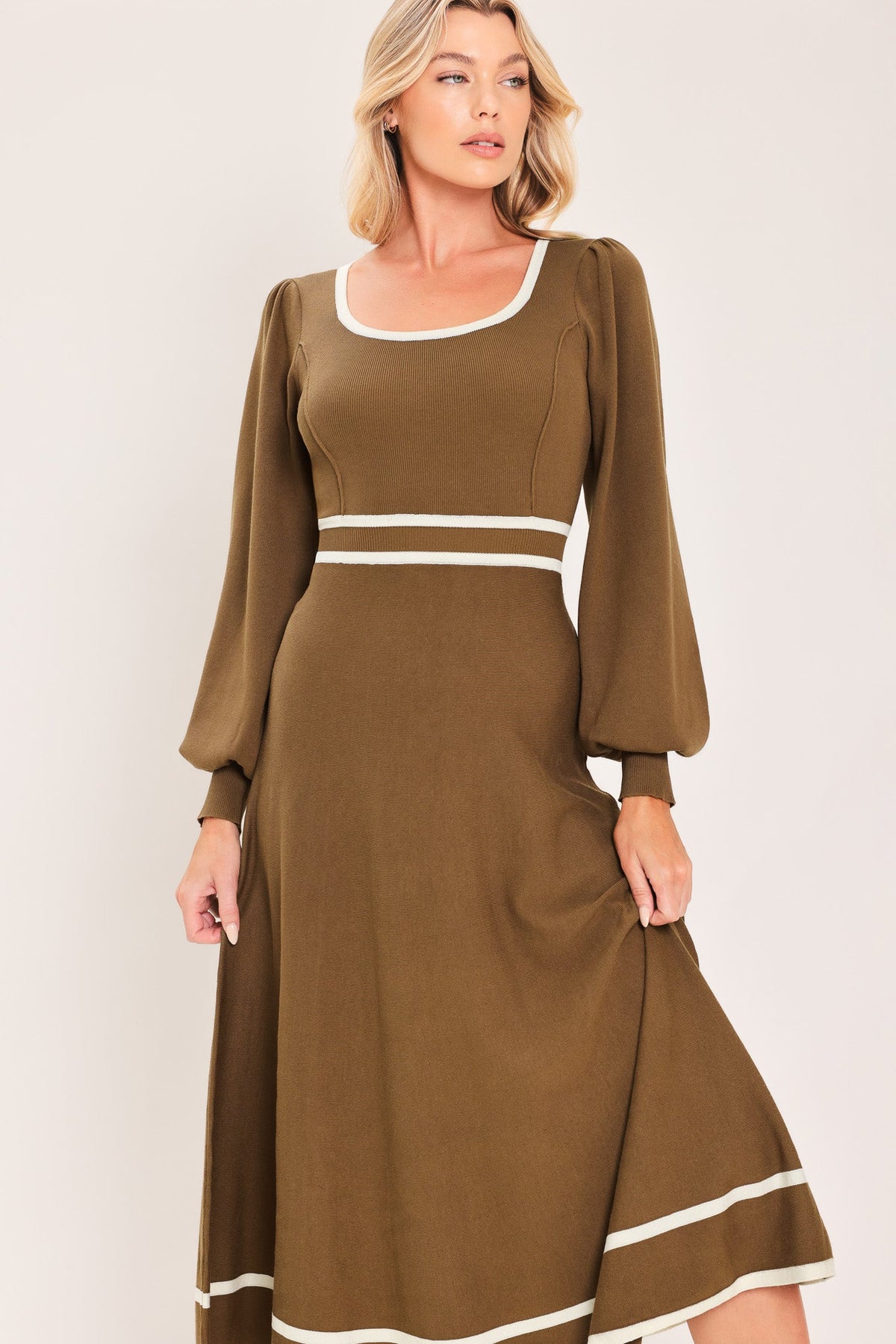 Cedar Line Sweater Midi Dress