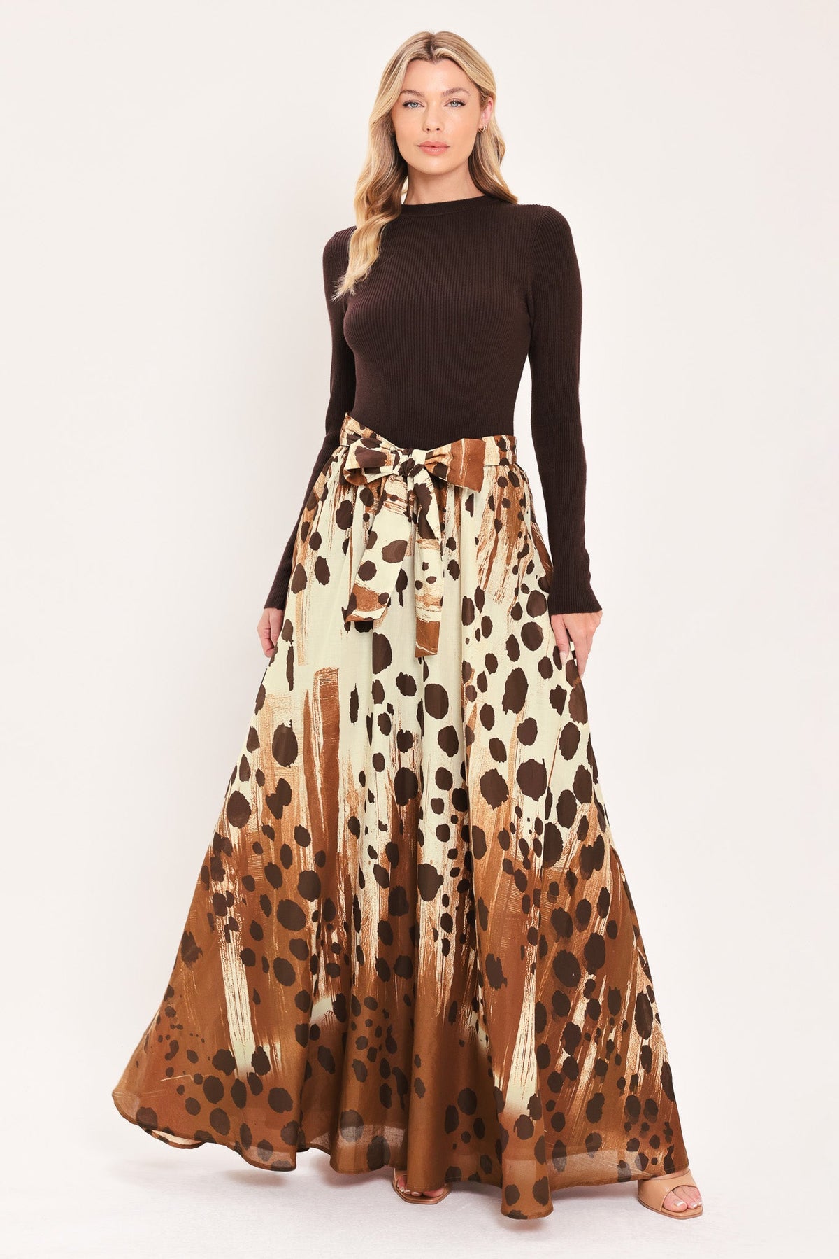 Amber Serenade Sweater Maxi Dress