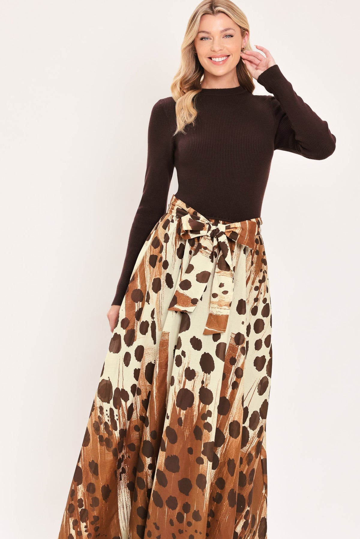 Amber Serenade Sweater Maxi Dress