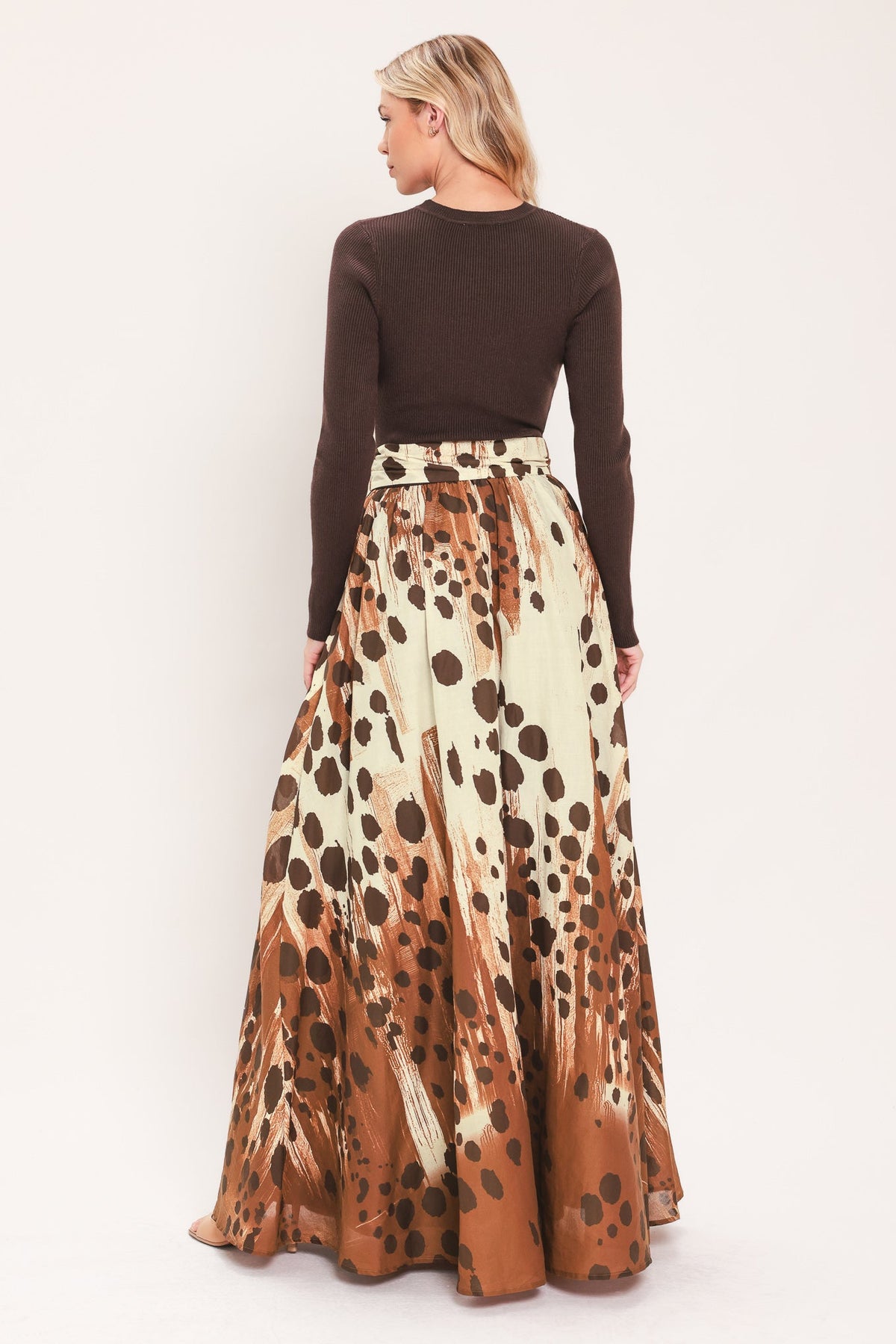 Amber Serenade Sweater Maxi Dress