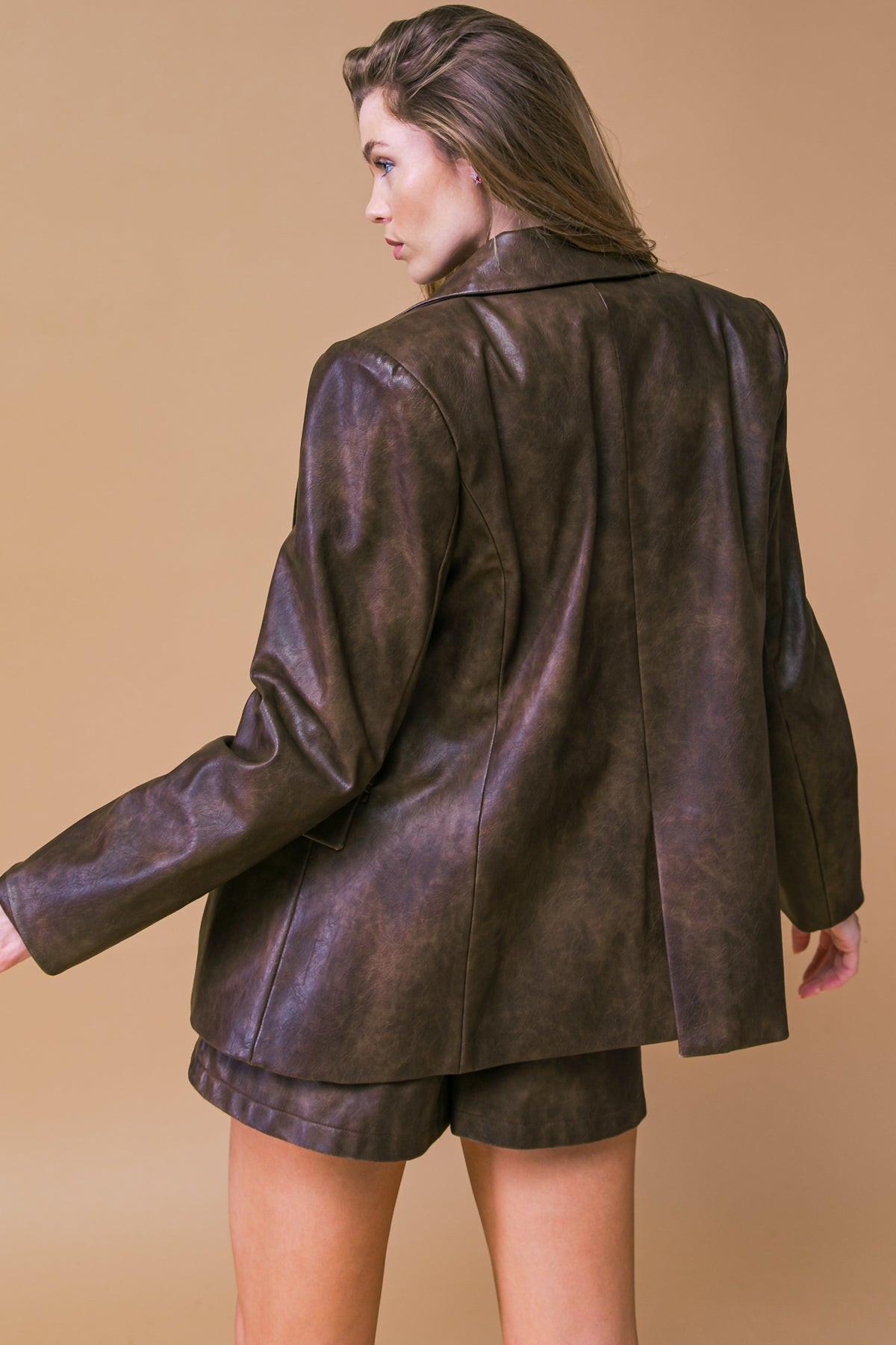 Exceptional Look Faux Blazer