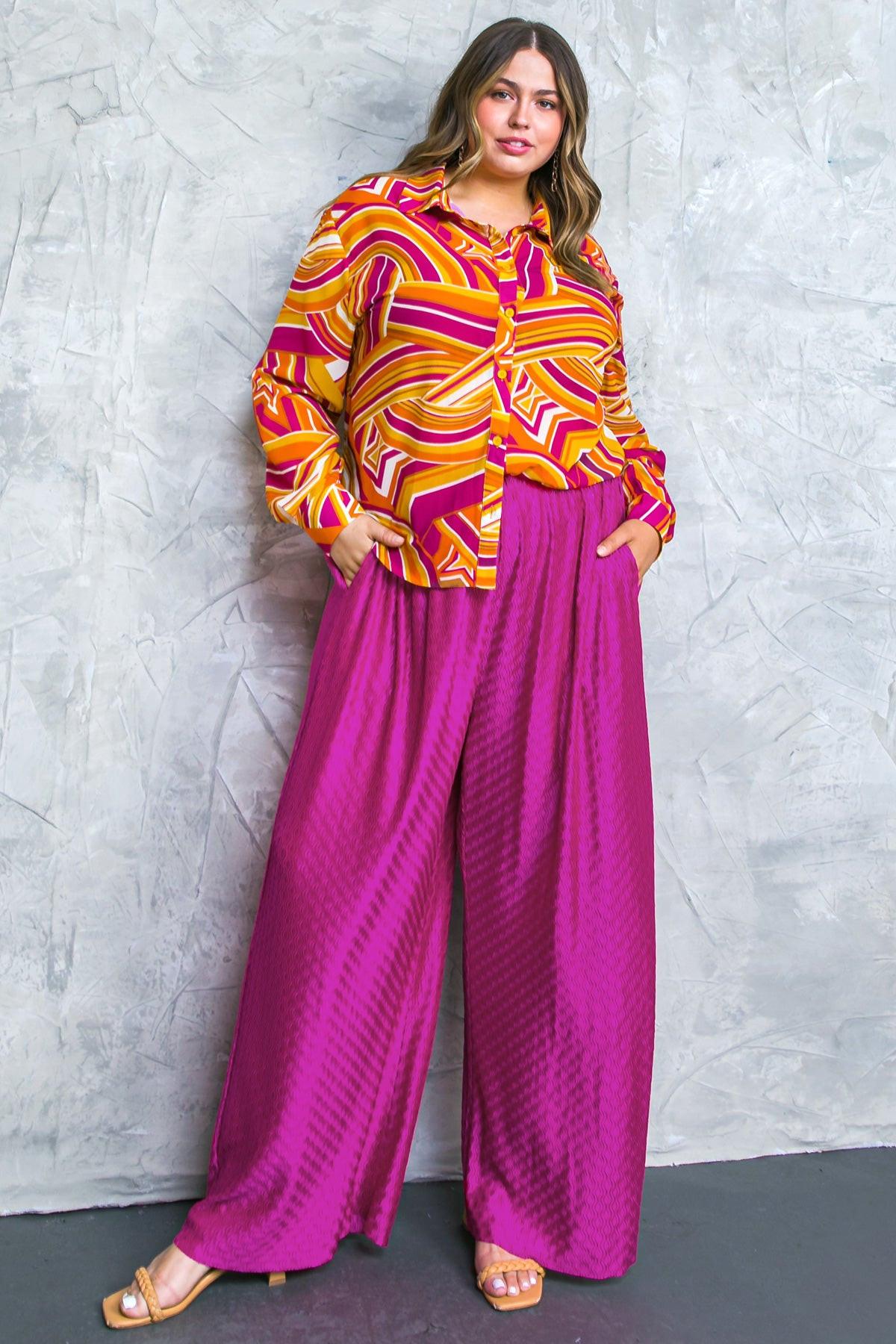 Regal Romance Woven Pants