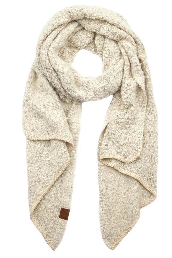C.C Bias Cut Whipstitch Scarf