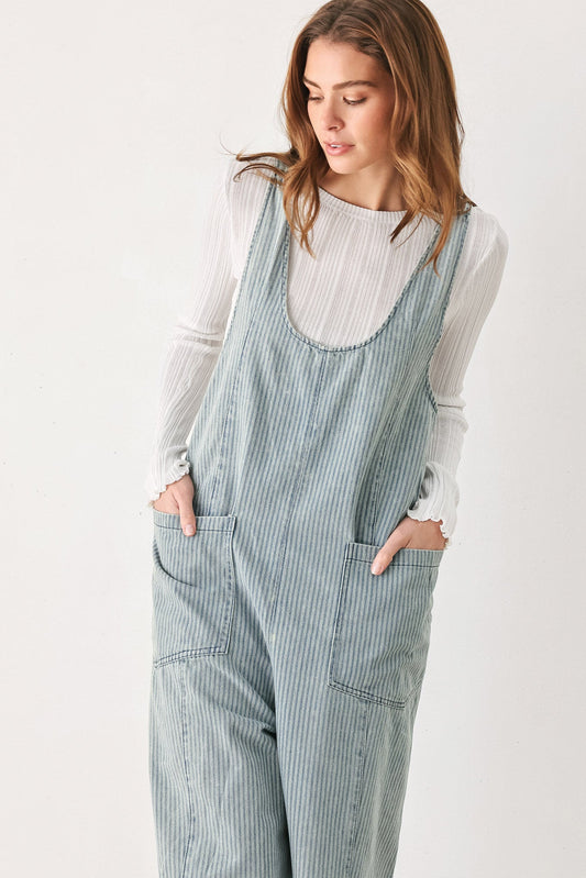 JOURNEY OF LOVE DENIM JUMPSUIT
