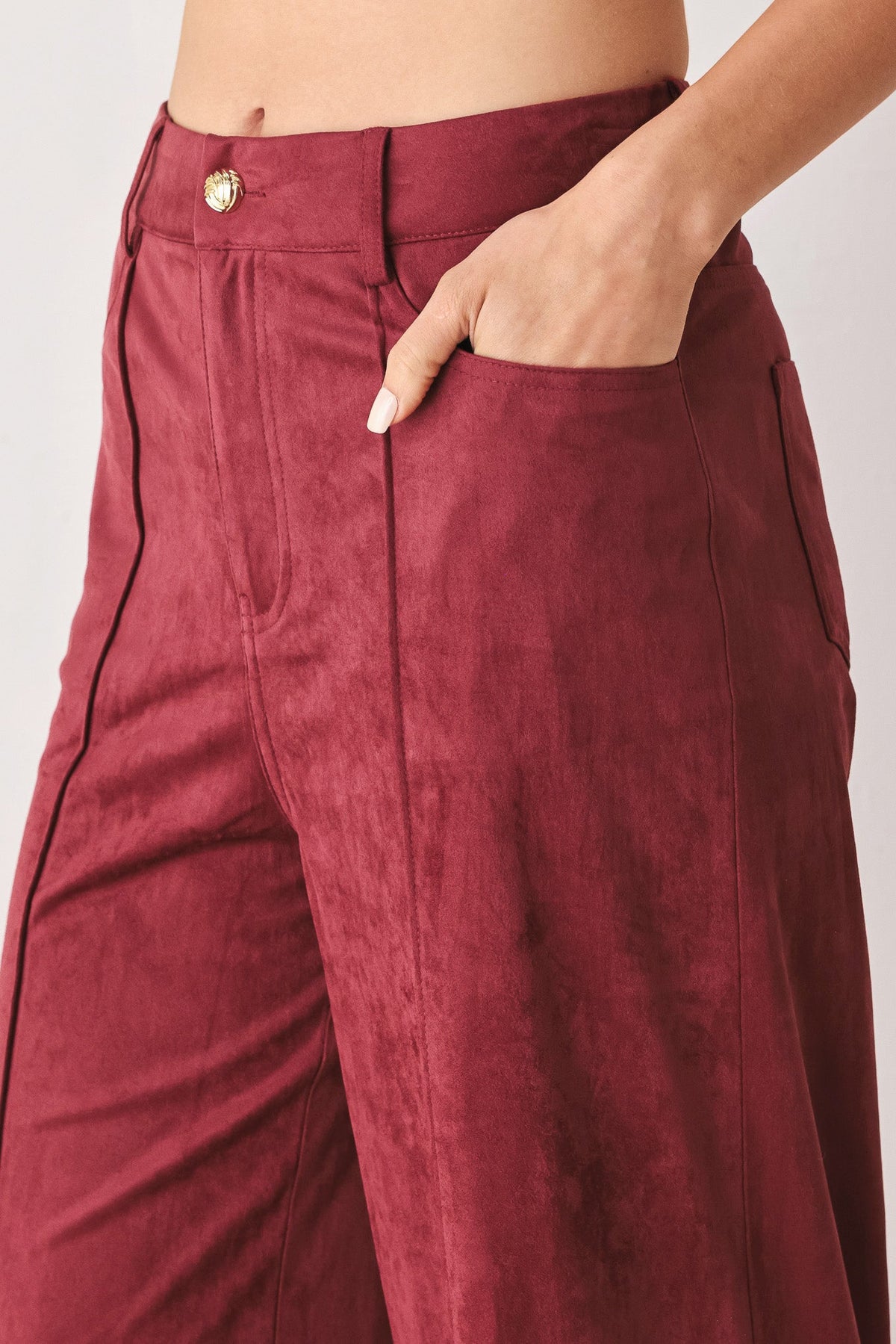 Midnight Mesa Faux Suede Pants