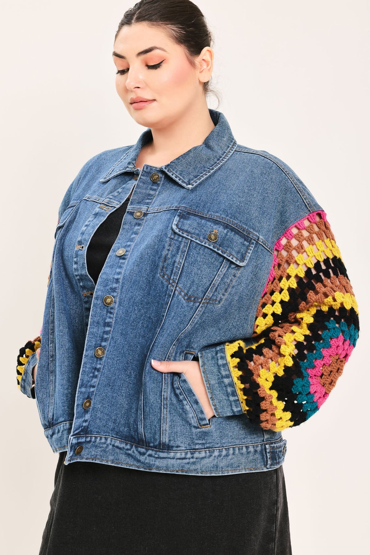Festival Weave Denim Jacket