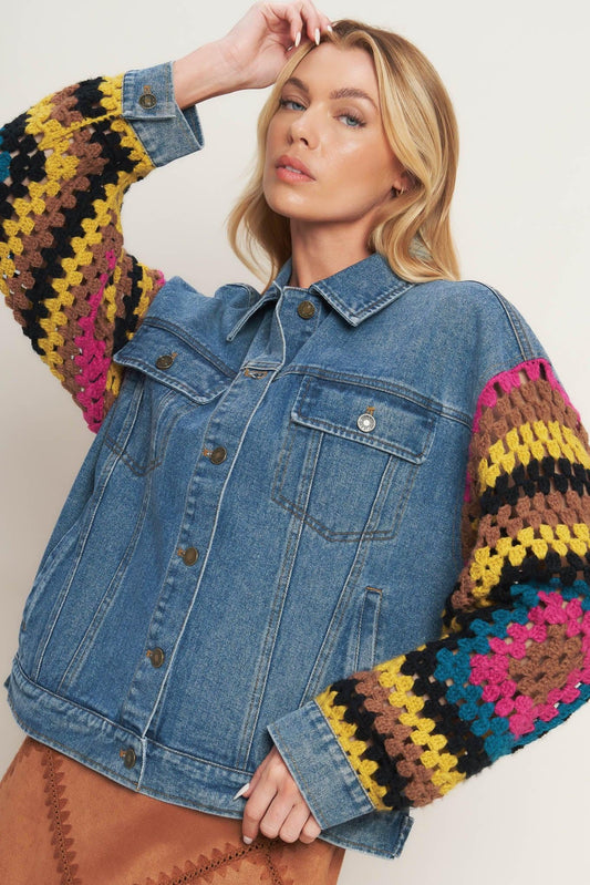 Festival Weave Denim Jacket