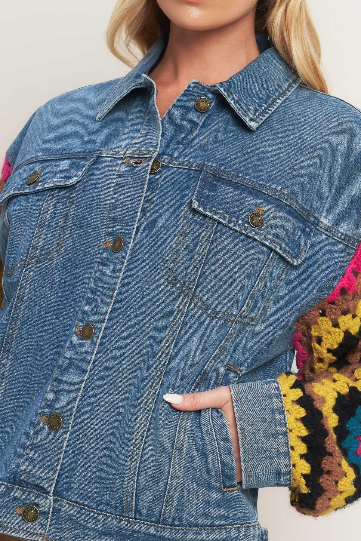 Festival Weave Denim Jacket