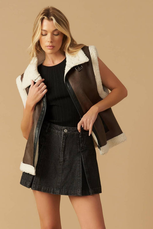 In Another Life Leather Vest