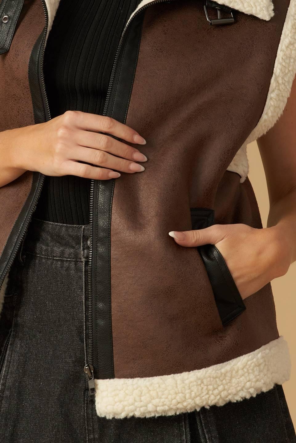 In Another Life Leather Vest