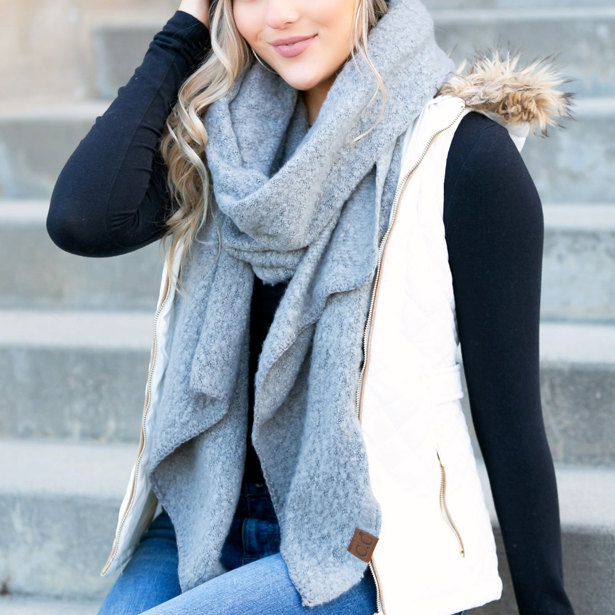 C.C Draped Scarf
