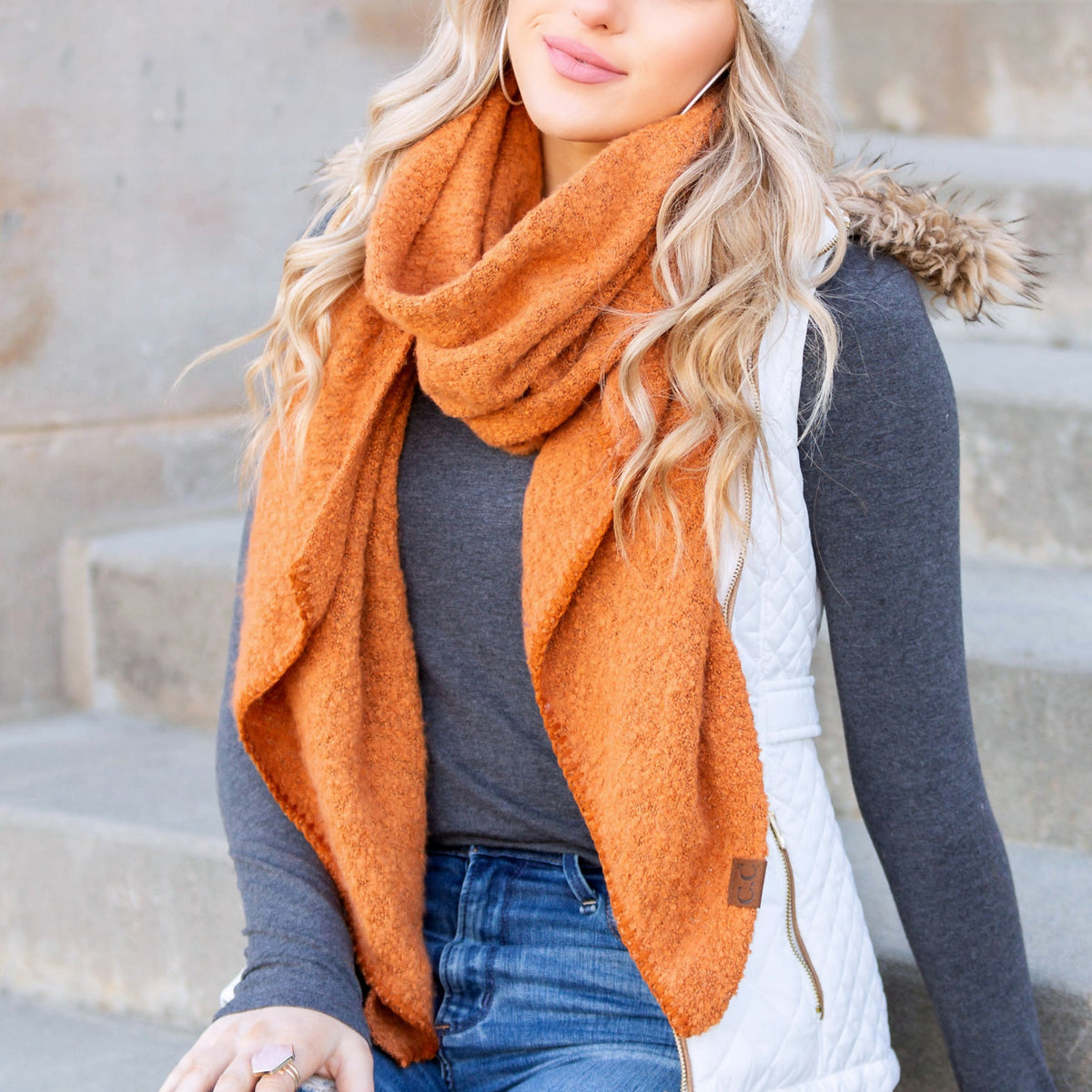 C.C Draped Scarf