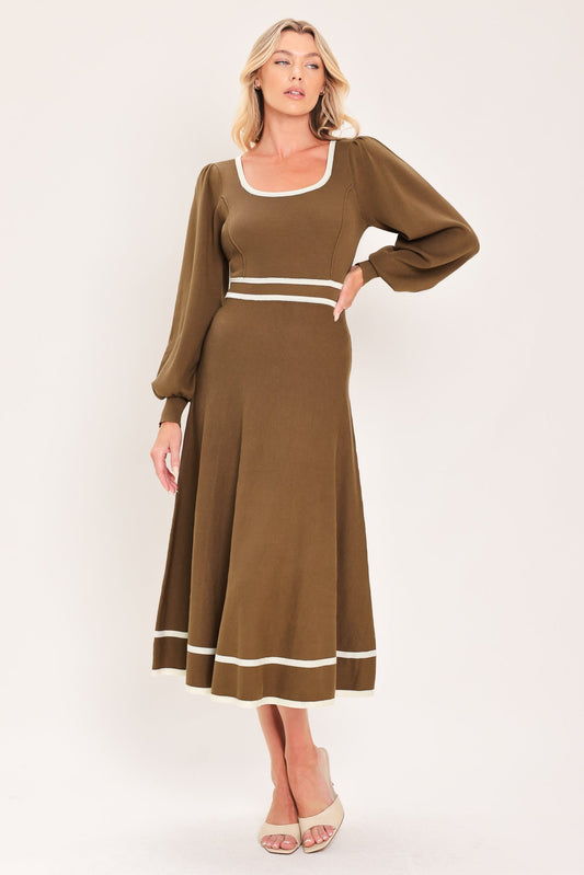 Cedar Line Sweater Midi Dress